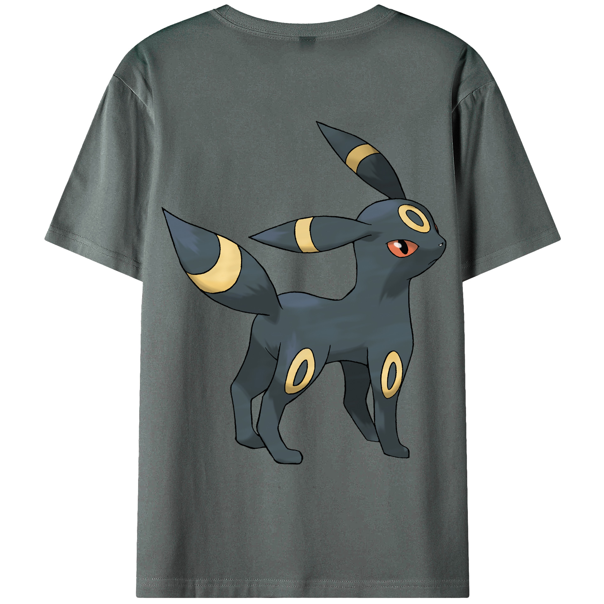 （画像用） ポケットモンスター Pokémon 綿100％ メンズ半袖Tシャツ（バックプリント） 通気性